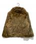 MURUA (ムルーア) フェイクファーラインジャガードコート ブラウン サイズ:FREE：15000円