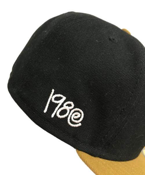 stussy（ステューシー）stussy (ステューシー) New Era (ニューエラ) キャップ ブラック サイズ:7　3/8（58.7cm）の古着・服飾アイテム