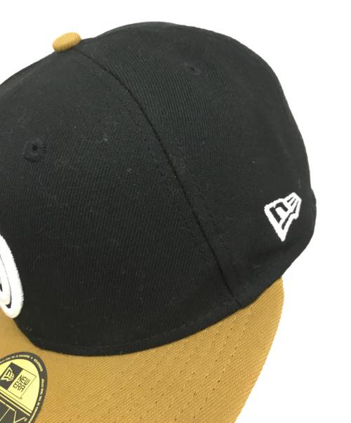 stussy（ステューシー）stussy (ステューシー) New Era (ニューエラ) キャップ ブラック サイズ:7　3/8（58.7cm）の古着・服飾アイテム