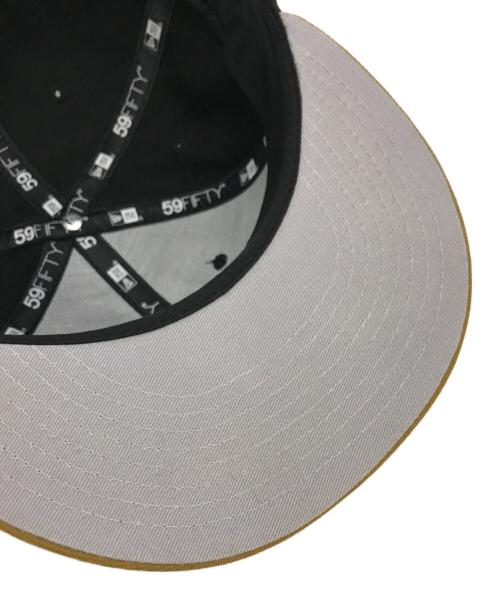 stussy（ステューシー）stussy (ステューシー) New Era (ニューエラ) キャップ ブラック サイズ:7　3/8（58.7cm）の古着・服飾アイテム