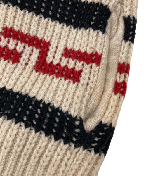 PENDLETON（ペンドルトン）PENDLETON (ペンドルトン) ショールカラーニットジップカーディガン アイボリー サイズ:Lの古着・服飾アイテム