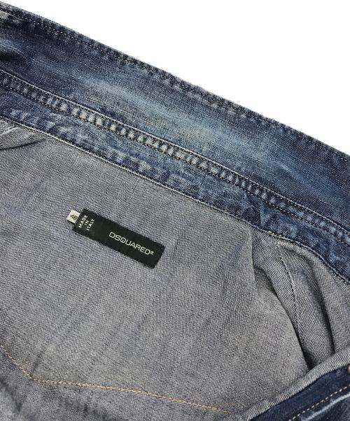 DSQUARED2（ディースクエアード）DSQUARED2 (ディースクエアード) デニムシャツ インディゴ サイズ:48（M相当）の古着・服飾アイテム
