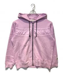 MONCLER GENIUS×FRAGMENT DESIGN（モンクレール ジーニアス×フラグメントデザイン）の古着「NYLON STRIPES ZIP UP CARDIGAN」｜ピンク