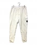 STONE ISLANDストーンアイランド）の古着「ワッペンスウェットパンツ」｜ホワイト