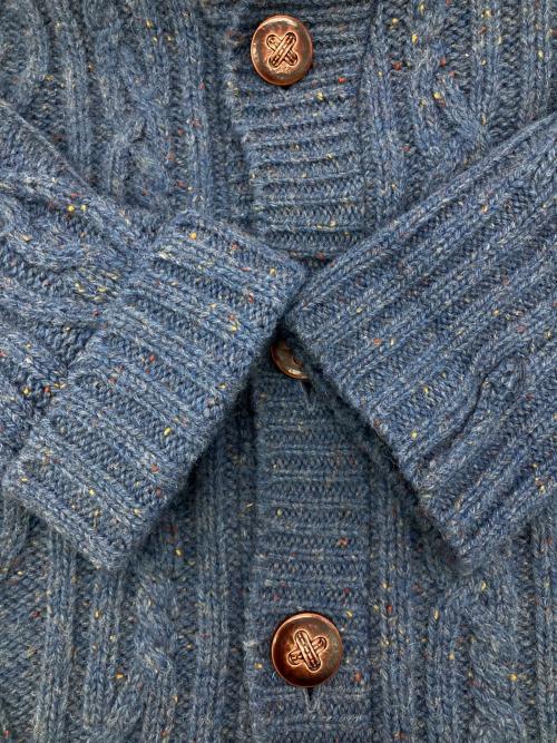 PENDLETON（ペンドルトン）PENDLETON (ペンドルトン) ショールカラーカーディガン ブルー サイズ:Lの古着・服飾アイテム