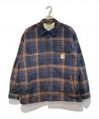 Carhartt WIPカーハート ワークインプログレス）の古着「AIDEN SHIRT JACKET」｜ネイビー