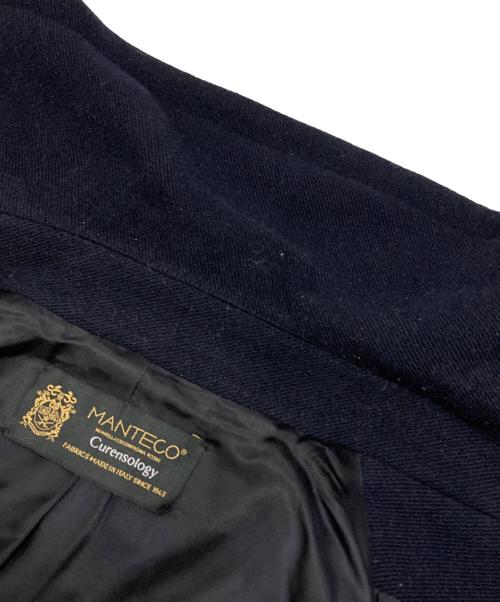Curensology（カレンソロジー）Curensology (カレンソロジー) MANTECO ショートコート ネイビー サイズ:FREEの古着・服飾アイテム