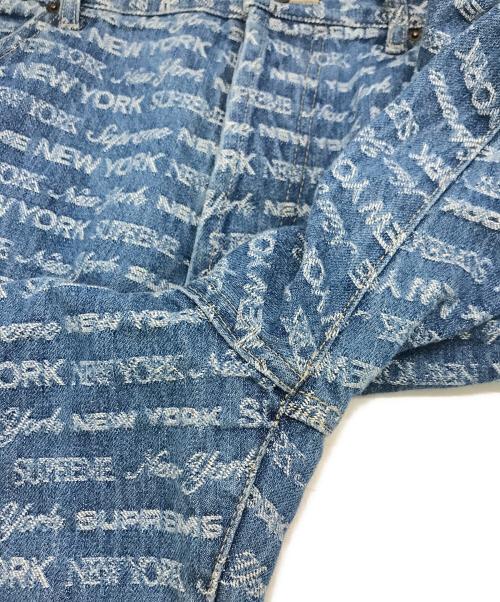 SUPREME（シュプリーム）SUPREME (シュプリーム) マルチタイプジャガードレギュラーデニムパンツ インディゴ サイズ:91cm (W36)の古着・服飾アイテム