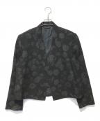 LAD MUSICIANラッドミュージシャン）の古着「ローズミックスキモノショートジャケット」｜ブラック