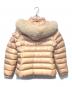 MONCLER (モンクレール) BADYFUR ダウンジャケット ピンク サイズ:4：80000円
