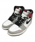 NIKEナイキ）の古着「AIR JORDAN 1 RETRO HIGH OG」｜グレー×レッド