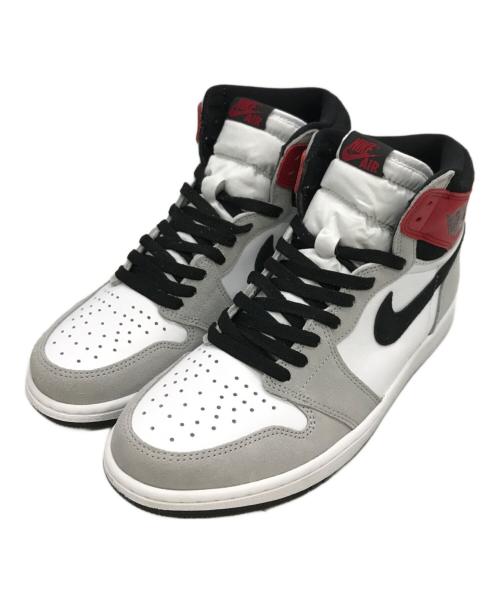 NIKE（ナイキ）NIKE (ナイキ) AIR JORDAN 1 RETRO HIGH OG グレー×レッド サイズ:US10の古着・服飾アイテム