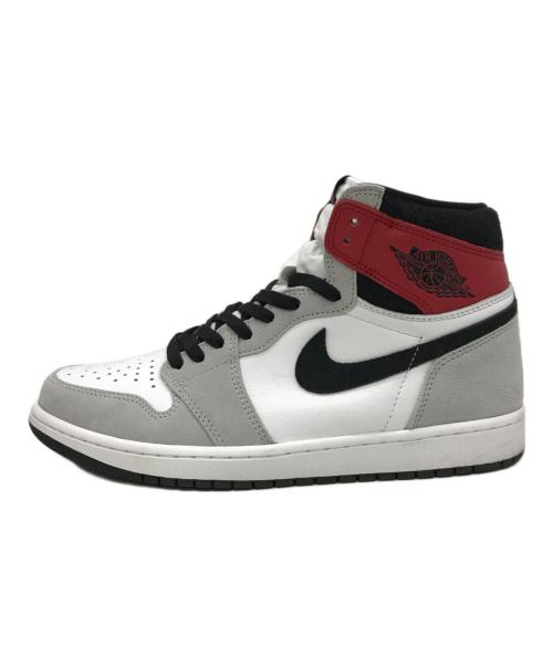NIKE（ナイキ）NIKE (ナイキ) AIR JORDAN 1 RETRO HIGH OG グレー×レッド サイズ:US10の古着・服飾アイテム