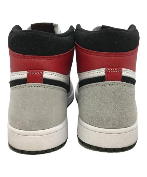 NIKE（ナイキ）NIKE (ナイキ) AIR JORDAN 1 RETRO HIGH OG グレー×レッド サイズ:US10の古着・服飾アイテム