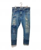 Calvin Klein Jeansカルバンクラインジーンズ）の古着「アスレチック テーパー ジーンズ」｜インディゴ