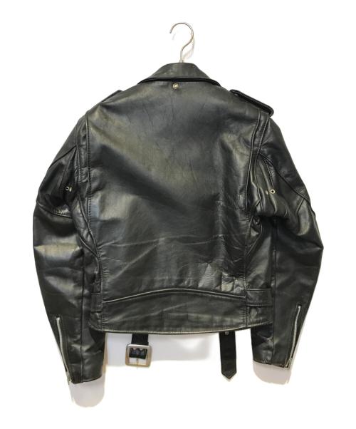 PERFECTO by Schott（パーフェクト バイ ショット）PERFECTO by Schott (パーフェクト バイ ショット) ［古着］ダブルライダースジャケット ブラック サイズ:38の古着・服飾アイテム