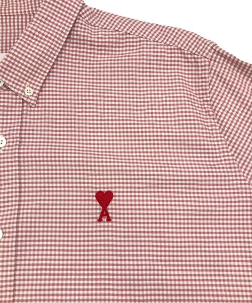 AMIPARIS（アミパリス）AMIPARIS (アミパリス) チェックシャツ ピンク サイズ:42の古着・服飾アイテム