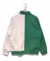SUPREME (シュプリーム) カラーブロックハーフジップスウェットシャツ グリーン×ピンク サイズ:Ｌ：9000円