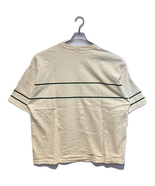 KEBOZ（ケボズ）KEBOZ (ケボズ) ロゴTシャツ アイボリー サイズ:Lの古着・服飾アイテム