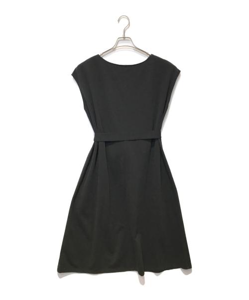 UNTITLED（アンタイトル）UNTITLED (アンタイトル) リネンライクジャージワンピース ブラック サイズ:4の古着・服飾アイテム