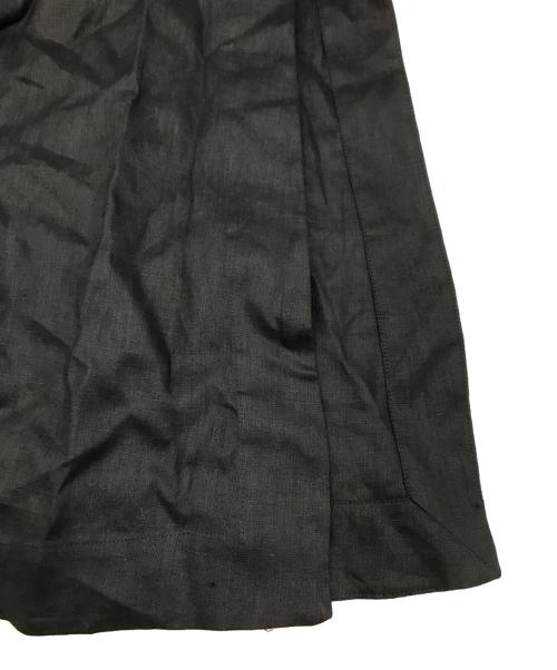 HYKE（ハイク）HYKE (ハイク) キャミソールリネンワンピース ブラック サイズ:2の古着・服飾アイテム