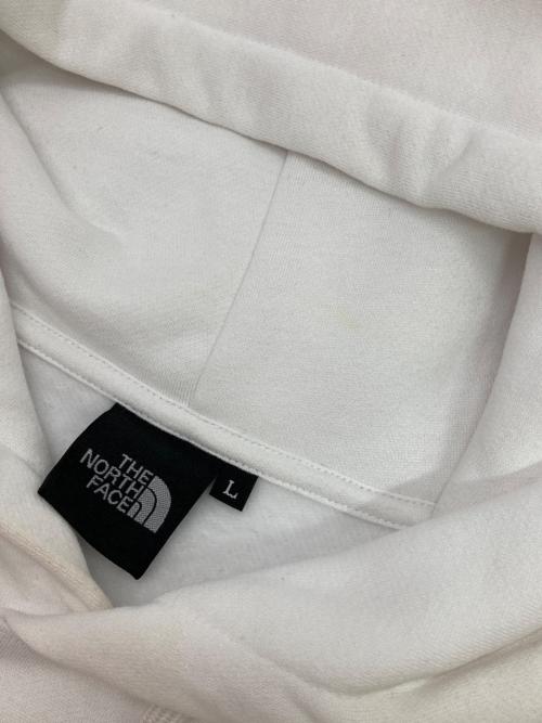 THE NORTH FACE（ザ ノース フェイス）THE NORTH FACE (ザ ノース フェイス) SMALL Logo Heather SWEAT Hoodie ホワイト サイズ:Lの古着・服飾アイテム