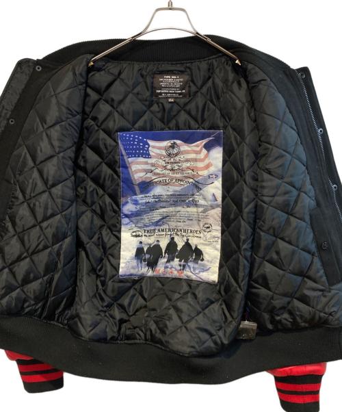 TOPGUN（トップガン）TOPGUN (トップガン) スタジャン ブラック サイズ:XLの古着・服飾アイテム