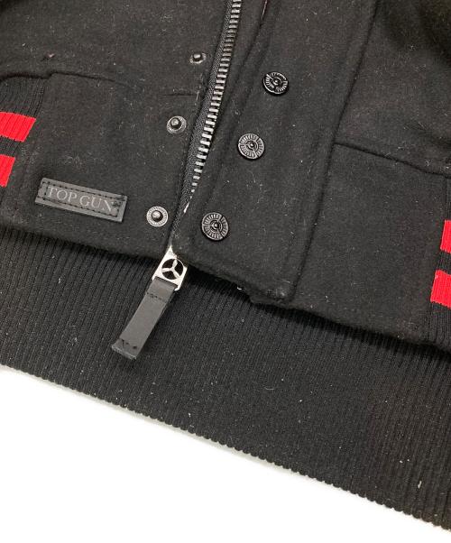 TOPGUN（トップガン）TOPGUN (トップガン) スタジャン ブラック サイズ:XLの古着・服飾アイテム