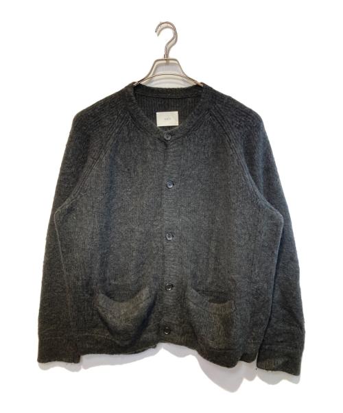 stein（シュタイン）stein (シュタイン) SUPER KID MOHAIR CARDIGAN グレー サイズ:Mの古着・服飾アイテム