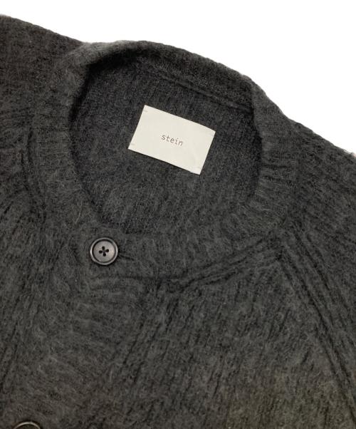 stein（シュタイン）stein (シュタイン) SUPER KID MOHAIR CARDIGAN グレー サイズ:Mの古着・服飾アイテム