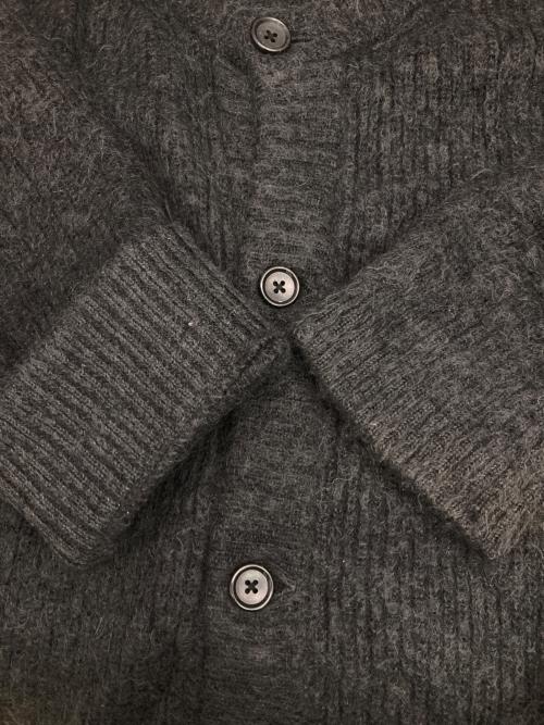 stein（シュタイン）stein (シュタイン) SUPER KID MOHAIR CARDIGAN グレー サイズ:Mの古着・服飾アイテム