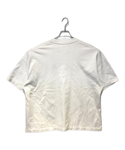 JIL SANDER（ジルサンダー）JIL SANDER (ジルサンダー) ロゴプリントTシャツ ホワイト サイズ:Ｌの古着・服飾アイテム