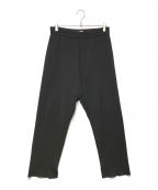 AURALEEオーラリー）の古着「Wool Rib Knit Pants」｜ブラック