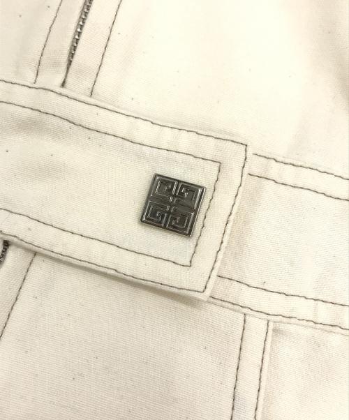 GIVENCHY（ジバンシィ）GIVENCHY (ジバンシィ) ノースリーブジップワンピース ホワイト サイズ:36の古着・服飾アイテム