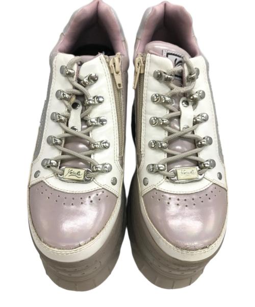 Yosuke（ヨースケ）Yosuke (ヨースケ) 厚底スニーカー ピンク サイズ:23.5cmの古着・服飾アイテム