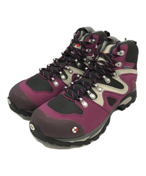 CARAVAN（キャラバン）CARAVAN (キャラバン) トレッキングブーツ ピンク×ホワイト サイズ:24cmの古着・服飾アイテム