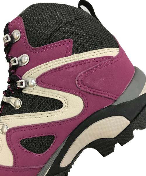 CARAVAN（キャラバン）CARAVAN (キャラバン) トレッキングブーツ ピンク×ホワイト サイズ:24cmの古着・服飾アイテム