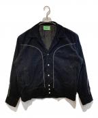 WESTOVERALLSウエストオーバーオールズ）の古着「コーデュロイシャツ」｜ブラック