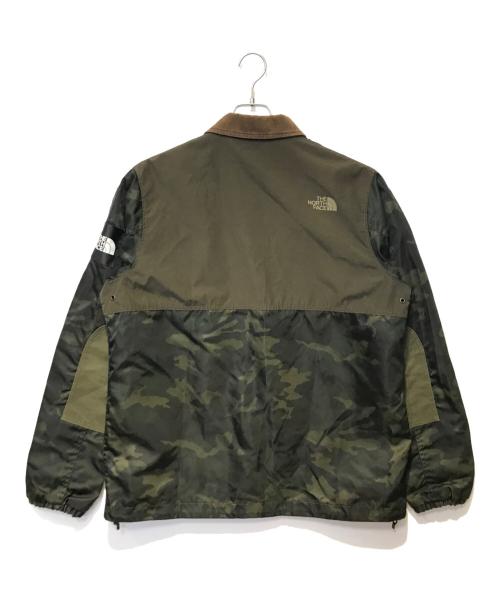 eYe COMME des GARCONS JUNYAWATANABE MAN（アイ コム デ ギャルソン ジュンヤ ワタナベ マン）eYe COMME des GARCONS JUNYAWATANABE MAN THE NORTH FACE (ザ ノース フェイス) ナイロンツイルプリント×エステル綿グログラン カーキ×ブラウン サイズ:Ｌの古着・服飾アイテム