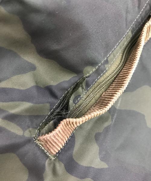 eYe COMME des GARCONS JUNYAWATANABE MAN（アイ コム デ ギャルソン ジュンヤ ワタナベ マン）eYe COMME des GARCONS JUNYAWATANABE MAN THE NORTH FACE (ザ ノース フェイス) ナイロンツイルプリント×エステル綿グログラン カーキ×ブラウン サイズ:Ｌの古着・服飾アイテム