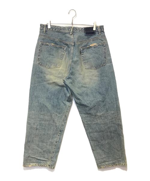 FAT TYO（エフエーティー）FAT TYO (エフエーティー) ワイドデニムパンツ インディゴ サイズ:SKINNYの古着・服飾アイテム