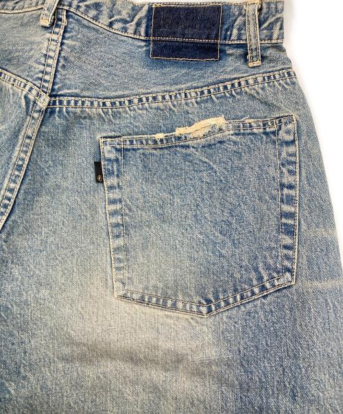 FAT TYO（エフエーティー）FAT TYO (エフエーティー) ワイドデニムパンツ インディゴ サイズ:SKINNYの古着・服飾アイテム