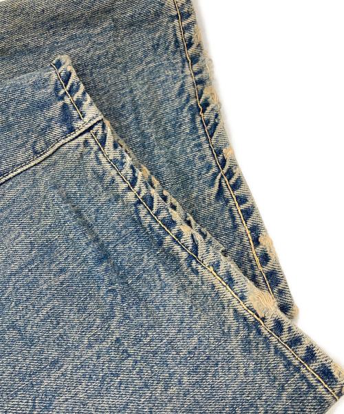 FAT TYO（エフエーティー）FAT TYO (エフエーティー) ワイドデニムパンツ インディゴ サイズ:SKINNYの古着・服飾アイテム