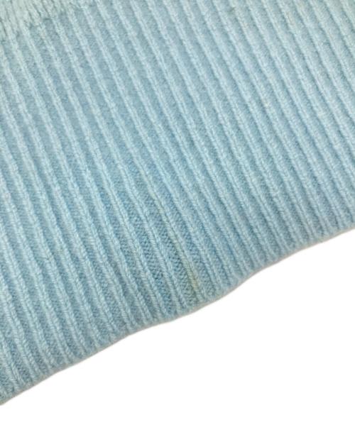 marimekko（マリメッコ）marimekko (マリメッコ) 花柄ニット ブルー サイズ:Sの古着・服飾アイテム