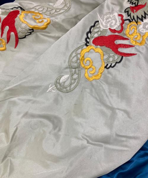 JAMES DEAN（ジェームス・ディーン）JAMES DEAN (ジェームス・ディーン) ［古着］スカジャン ブルー サイズ:Mの古着・服飾アイテム