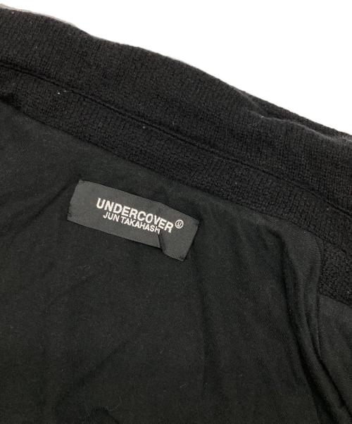 UNDERCOVER（アンダーカバー）UNDERCOVER (アンダーカバー) ニットロングジャケット ブラック サイズ:2の古着・服飾アイテム