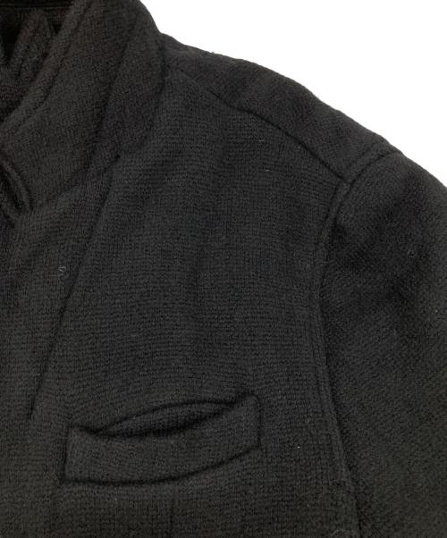 UNDERCOVER（アンダーカバー）UNDERCOVER (アンダーカバー) ニットロングジャケット ブラック サイズ:2の古着・服飾アイテム
