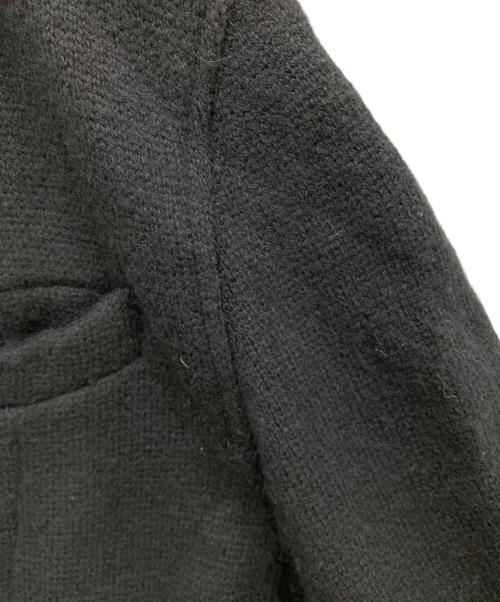 UNDERCOVER（アンダーカバー）UNDERCOVER (アンダーカバー) ニットロングジャケット ブラック サイズ:2の古着・服飾アイテム