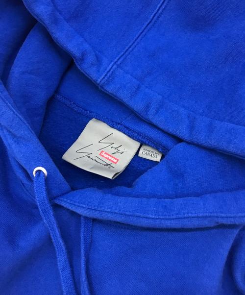 SUPREME（シュプリーム）SUPREME (シュプリーム) YOHJI YAMAMOTO (ヨウジヤマモト) 鉄拳フーデッドスウェットシャツ ブルー サイズ:Ｓの古着・服飾アイテム