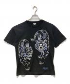 KENZOケンゾー）の古着「タイガープリントTシャツ」｜ブラック